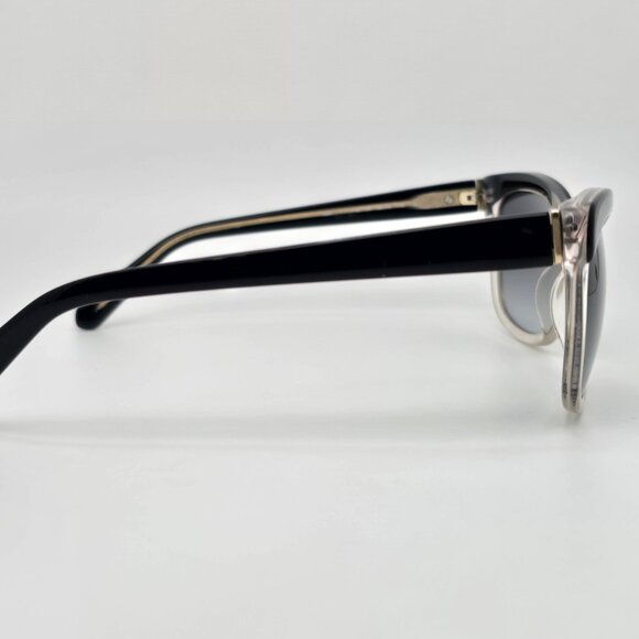 Kate Spade Amara Black Clear Frame Grey Gradient Lens Cat Eye Sunglasses 55mm main image 9